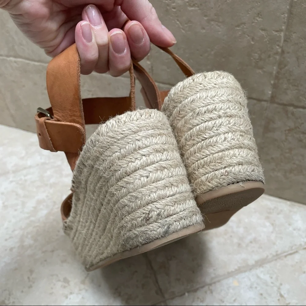 Soludos Tan Minorca Platform Espadrille Sandals